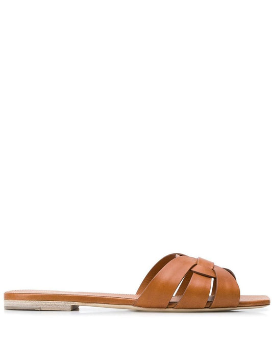 Saint Laurent-Tribute flat sandals