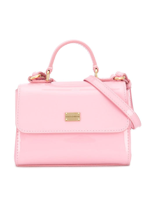Dolce & Gabbana Kids - Pink Patent Leather Shoulder Bag