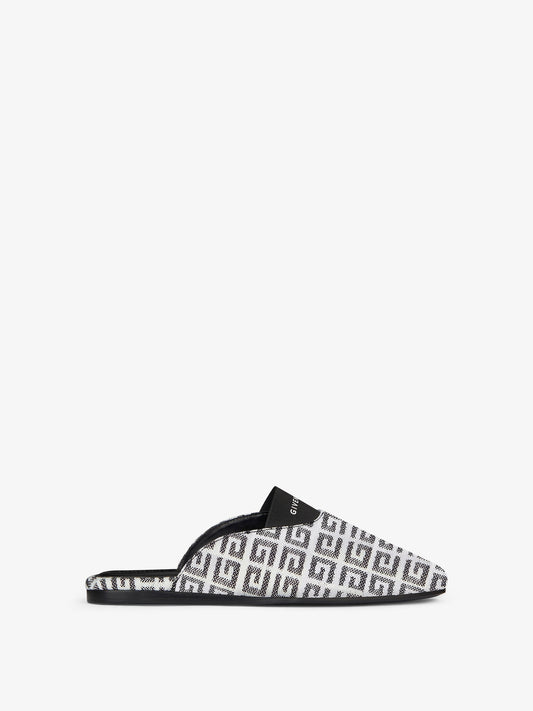 GIVENCHY 4G Logo Monogram Slip-On Slipper