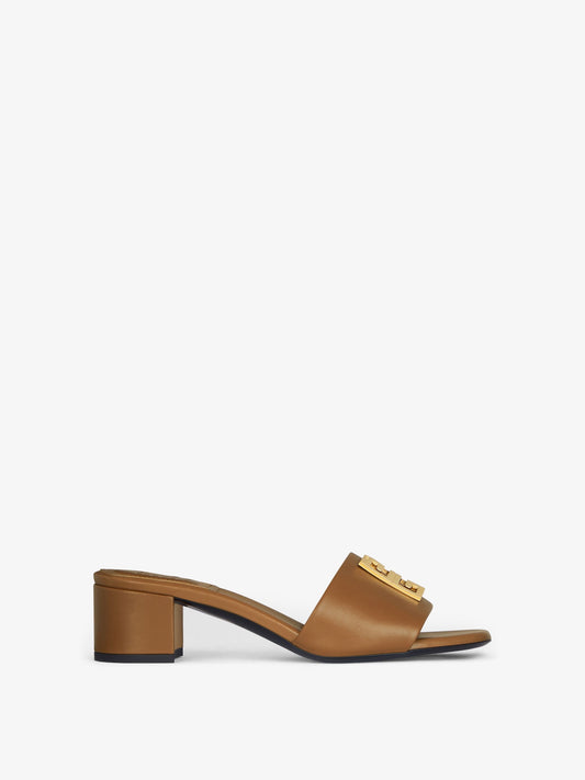 GIVENCHY 4G Cube Open-Toe Mules