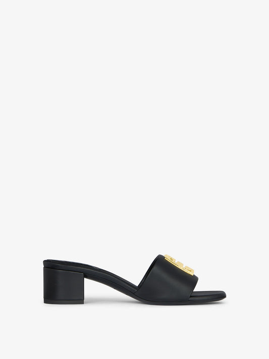 GIVENCHY 4G Cube Open-Toe Mules